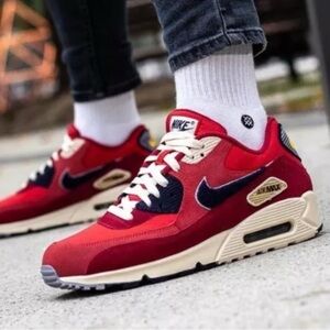 Nike Air Max 90 Premium SE Varsity Pack University Red US size 9